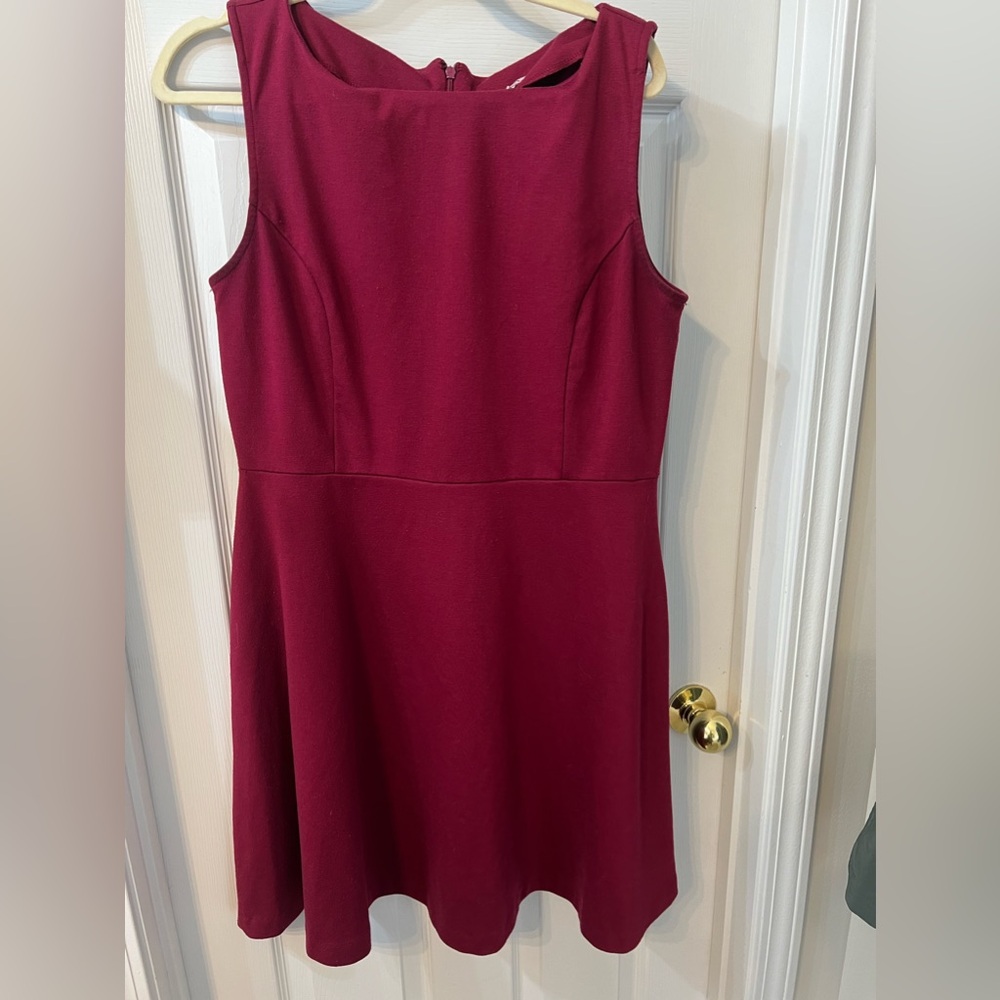 Merona size large fit and flare dress